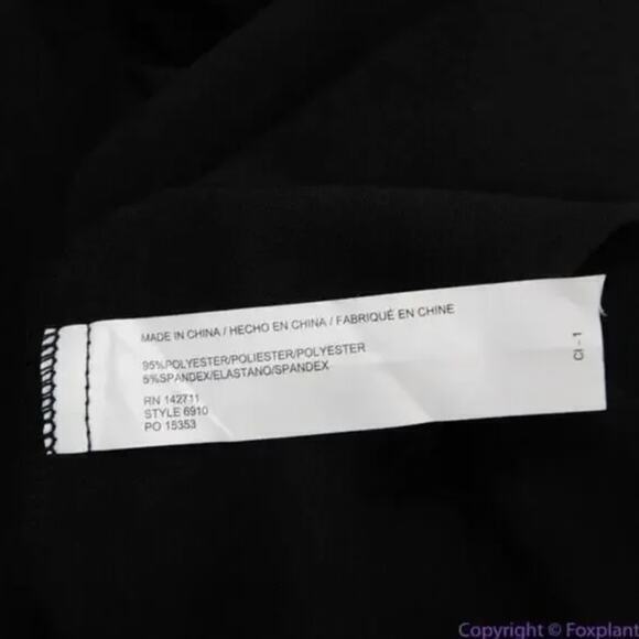 New! Eloquii Black One Shoulder Dress with Buckle Detail, women's plus size 16 - Picture 13 of 16